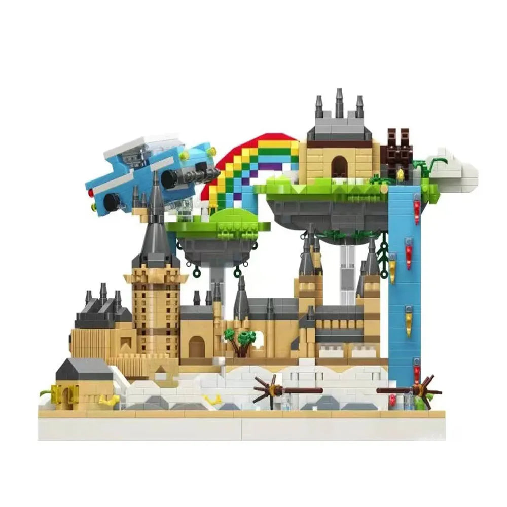 Building Blocks MOC Harry Potter Magic School Castle MINI Bricks Toy 92034 - 5