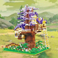 Thumbnail for Building Blocks MOC Idea Experts MINI Bricks Elf Tree House Toys Kids - 2