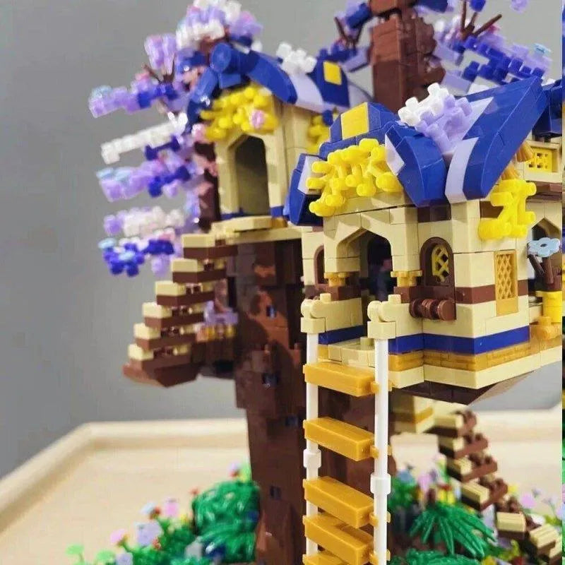 Building Blocks MOC Idea Experts MINI Bricks Elf Tree House Toys Kids Construction Set Toys - 6