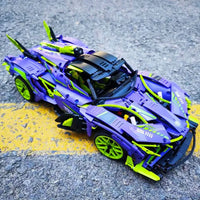 Motorized RC Apollo EVO Concept Roadster Building Toy