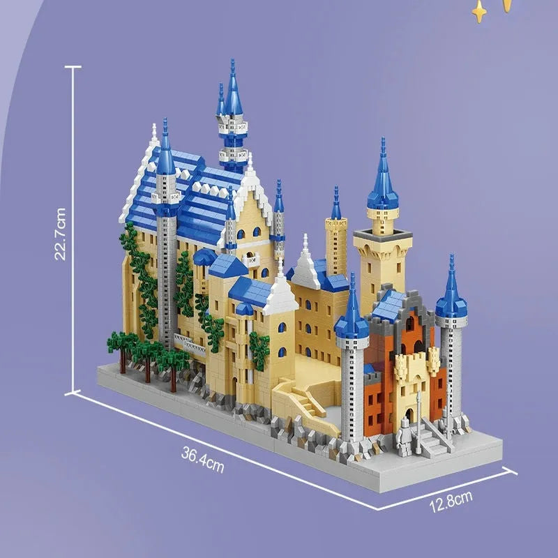 Building Blocks MOC Neuschwanstein Castle MINI Bricks Toys 92041 - 7