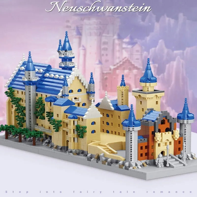 Building Blocks MOC Neuschwanstein Castle MINI Bricks Toys 92041 - 2