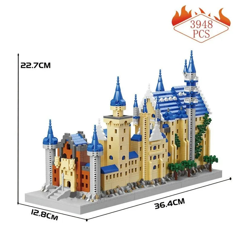 Building Blocks MOC Neuschwanstein Castle MINI Bricks Toys 92041 - 1