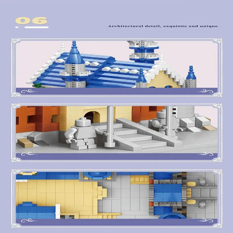 Building Blocks MOC Neuschwanstein Castle MINI Bricks Toys 92041 - 6
