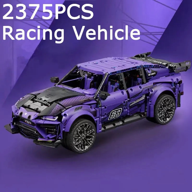 Building Blocks MOC Tech Off-Road Sports SUV Racing Car Bricks Toy - 2
