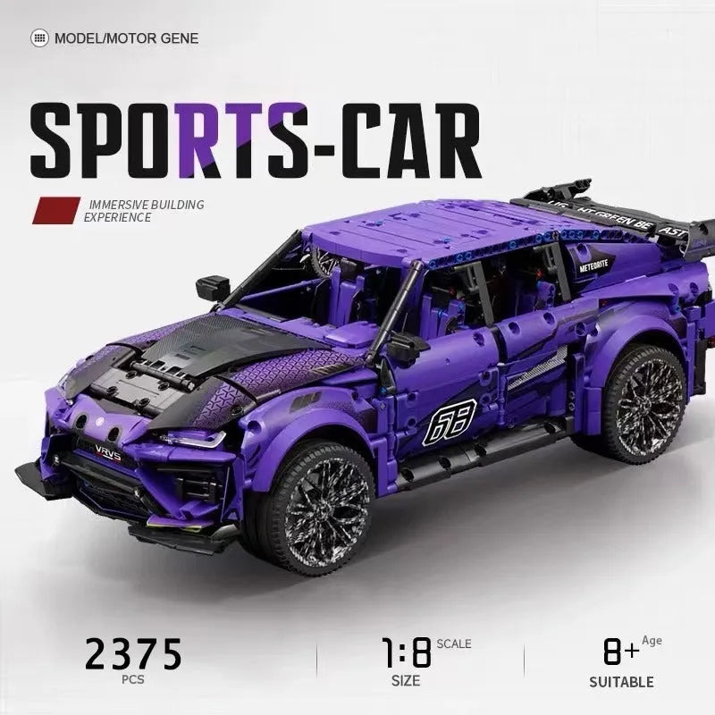 Building Blocks MOC Tech Off-Road Sports SUV Racing Car Bricks Toy - 6