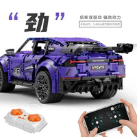 Thumbnail for Building Blocks MOC Tech RC Off-Road Motorized Sports SUV Bricks Toy - 5