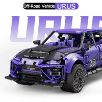 Thumbnail for Building Blocks MOC Tech RC Off-Road Motorized Sports SUV Bricks Toy - 9