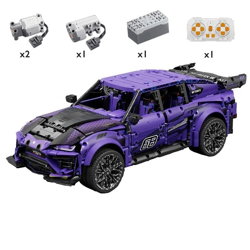 Building Blocks MOC Tech RC Off-Road Motorized Sports SUV Bricks Toy - 1