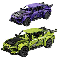 Thumbnail for Building Blocks MOC Tech RC Off-Road Motorized Sports SUV Bricks Toy - 11