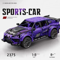 Thumbnail for Building Blocks MOC Tech RC Off-Road Motorized Sports SUV Bricks Toy - 2