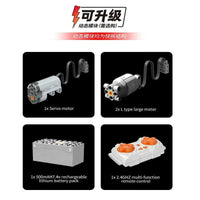 Thumbnail for Building Blocks MOC Tech RC Off-Road Motorized Sports SUV Bricks Toy - 13
