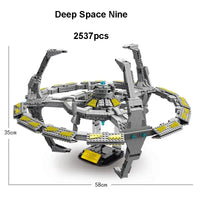 Thumbnail for Building Blocks Spacecraft MOC Deep Space 5 Space Station Bricks Toy Construction Set Toys - 2