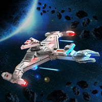 Thumbnail for Building Blocks Spacecraft MOC Tlingen D7 Battleship Spaceship Bricks Toy - 4