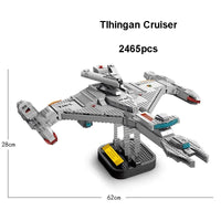 Thumbnail for Building Blocks Spacecraft MOC Tlingen D7 Battleship Spaceship Bricks Toy - 2