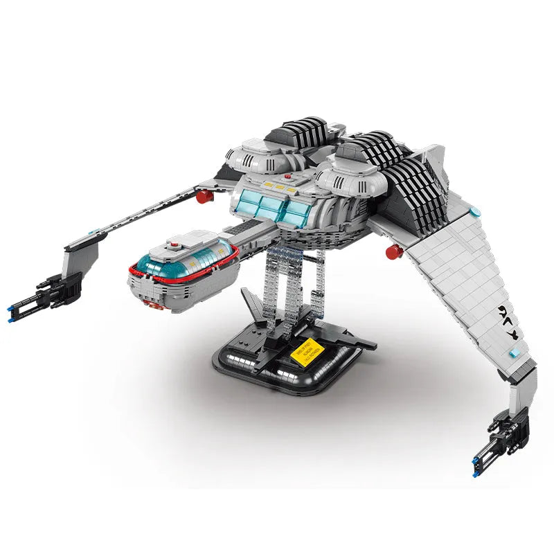 Building Blocks Spacecraft MOC Tlingen Raptor Spaceship Bricks Toy - 1