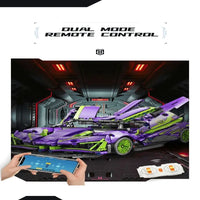 Thumbnail for Building Blocks Tech MOC Apollo Project Evo Racing Sports Car Bricks Toys 88320 - 6