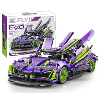Thumbnail for Building Blocks Tech MOC Apollo Project Evo Racing Sports Car Bricks Toys 88320 - 3