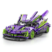 Thumbnail for Building Blocks Tech MOC Apollo Project Evo Racing Sports Car Bricks Toys 88320 - 1