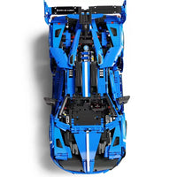 Thumbnail for Building Blocks Tech MOC Concept LE GT Sports Roadster Car Bricks Toy - 7