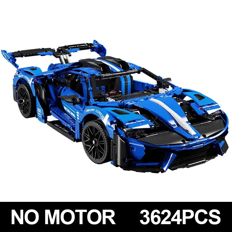 Building Blocks Tech MOC Concept LE GT Sports Roadster Car Bricks Toy - 1