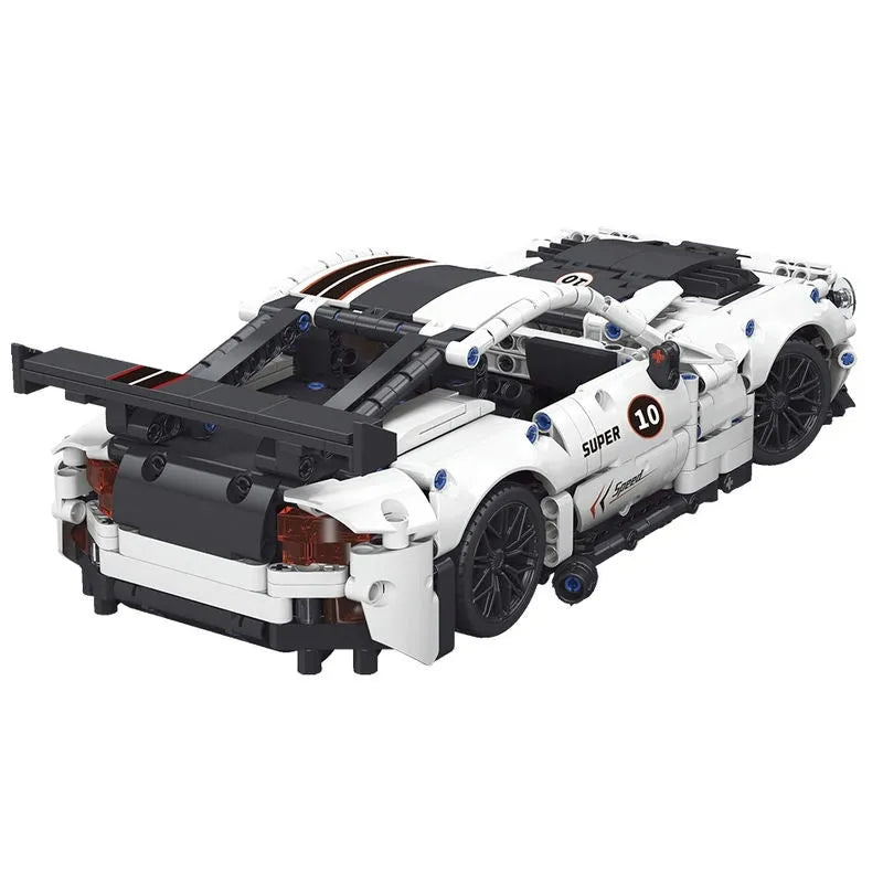 Building Blocks Tech MOC Dodge Viper GTR Racing Car Bricks Toy 88317 - 2