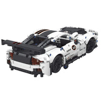 Thumbnail for Building Blocks Tech MOC Dodge Viper GTR Racing Car Bricks Toy 88317 - 2