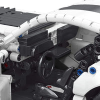 Thumbnail for Building Blocks Tech MOC Dodge Viper GTR Racing Car Bricks Toy 88317 - 4