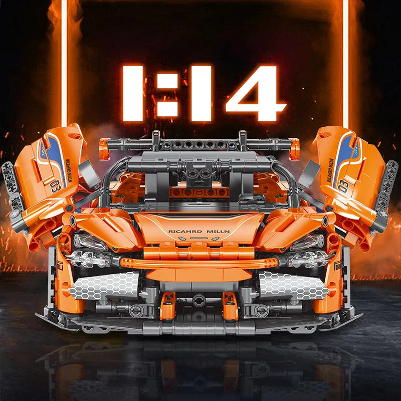 Building Blocks Tech MOC God Of War Drag Racing Car Bricks Toy 88313 - 3