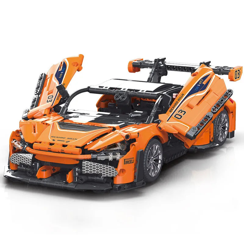 Building Blocks Tech MOC God Of War Drag Racing Car Bricks Toy 88313 - 1
