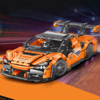 Thumbnail for Building Blocks Tech MOC God Of War Drag Racing Car Bricks Toy 88313 - 2
