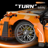 Thumbnail for Building Blocks Tech MOC God Of War Drag Racing Car Bricks Toy 88313 - 5