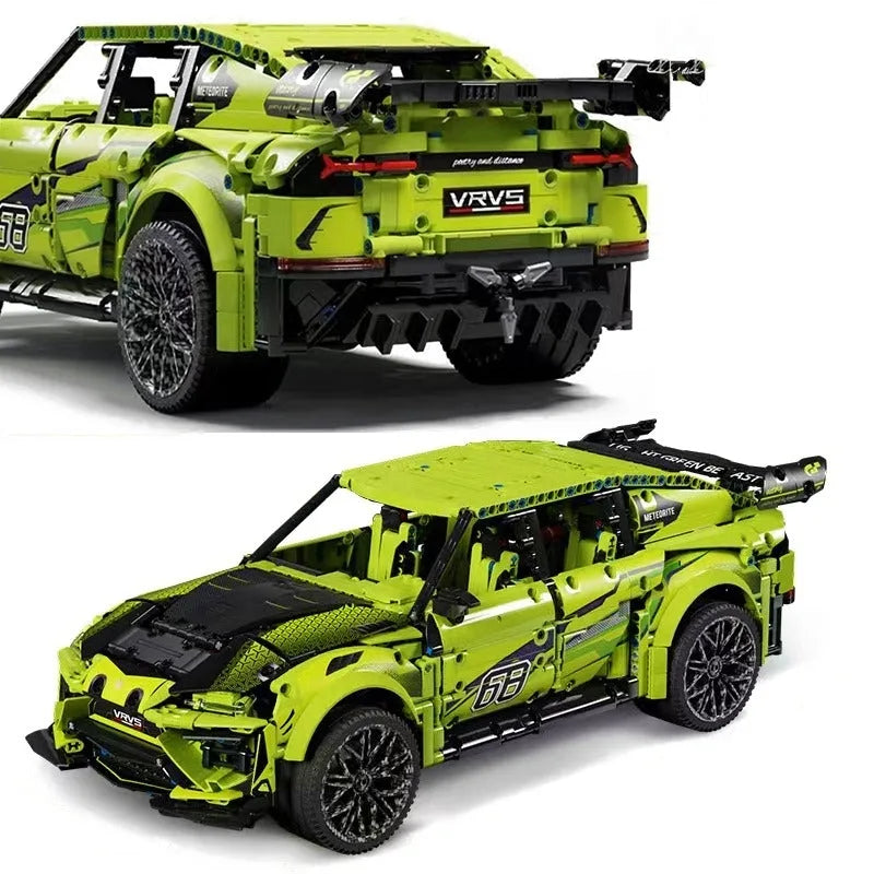 Building Blocks Tech MOC Off-Road Sports Car Racing SUV Bricks Toys - 1