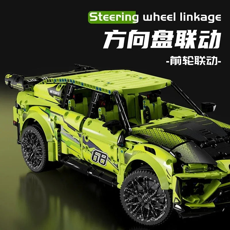 Building Blocks Tech MOC Off-Road Sports Car Racing SUV Bricks Toys - 5