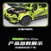 Thumbnail for Building Blocks Tech MOC Off-Road Sports Car Racing SUV Bricks Toys Construction Set Toys - 8