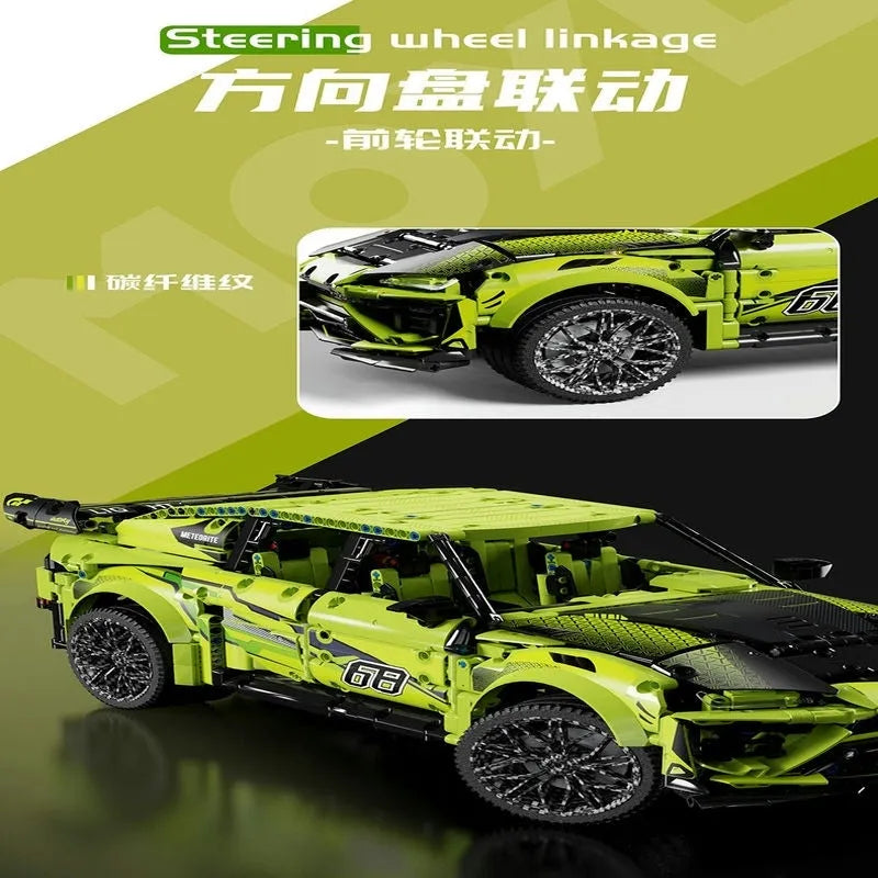 Building Blocks Tech MOC RC Motorized Off-Road Sports SUV Bricks Toys Construction Set Toys - 6