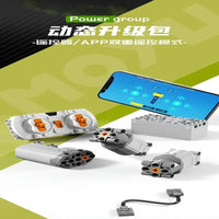 Thumbnail for Building Blocks Tech MOC RC Motorized Off-Road Sports SUV Bricks Toys Construction Set Toys - 12