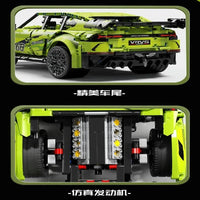 Thumbnail for Building Blocks Tech MOC RC Motorized Off-Road Sports SUV Bricks Toys - 5