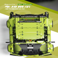 Thumbnail for Building Blocks Tech MOC RC Motorized Off-Road Sports SUV Bricks Toys Construction Set Toys - 13