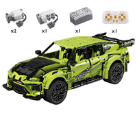 Thumbnail for Building Blocks Tech MOC RC Motorized Off-Road Sports SUV Bricks Toys Construction Set Toys - 1