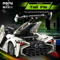 Thumbnail for Building Blocks Technical MOC 88319 JESKO Racing Sports Car Bricks Toys - 4