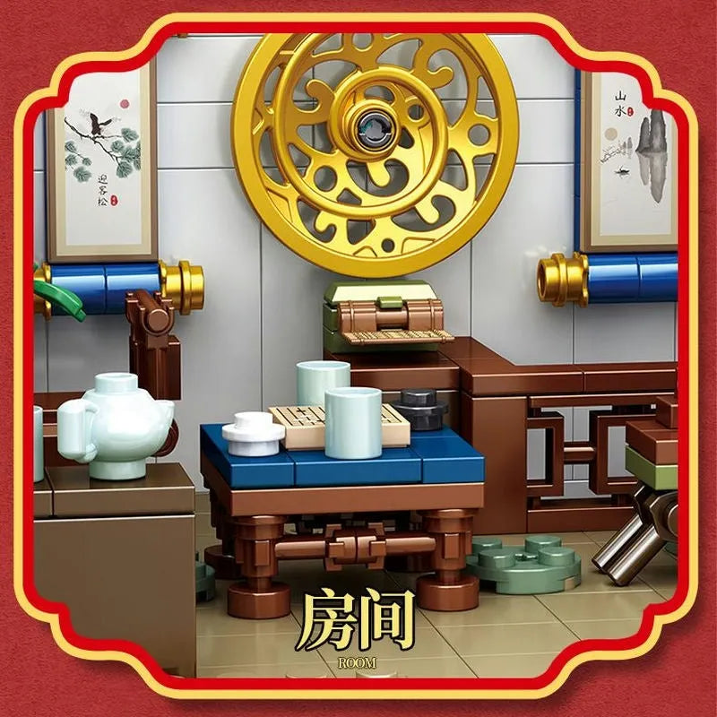 Building Blocks Creator Expert Ancient China Town Painting Workshop Bricks Toy - 6