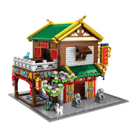 Thumbnail for Building Blocks Creator Expert Ancient China Town Perfume Shop Bricks Toy - 10