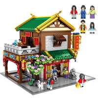 Thumbnail for Building Blocks Creator Expert Ancient China Town Perfume Shop Bricks Toy - 1