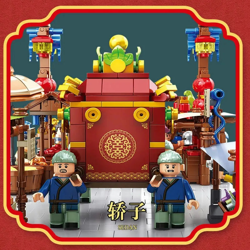 Building Blocks Creator Expert Ancient China Town Street Bricks Toy - 6