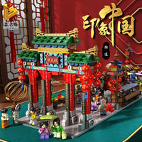 Thumbnail for Building Blocks Creator Expert Ancient China Town Street Bricks Toy - 2