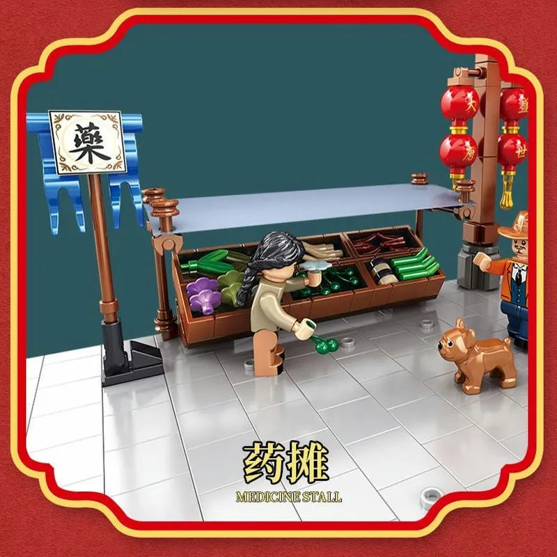 Building Blocks Creator Expert Ancient China Town Street Bricks Toy - 5