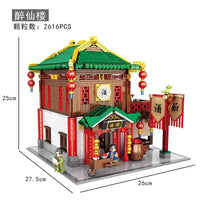 Thumbnail for Building Blocks Creator Expert MOC Ancient China Town Street Bricks Toy - 2