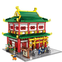 Thumbnail for Building Blocks Expert Creator Ancient China Town Pawnshop Bricks Toy Construction Set Toys - 1