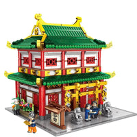 Thumbnail for Building Blocks Expert Creator Ancient China Town Pawnshop Bricks Toy - 1